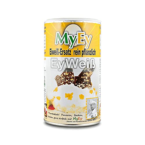 MyEy EyWeiß, Eiweiß-Ersatz, vegan, natürlich & voll aufschlagbar, mit pflanzlichen Proteinen, glutenfrei