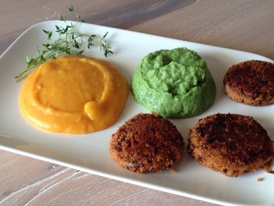 Vegane Frikadellen aus Kidneybohnen