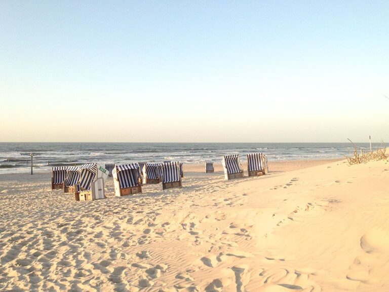 Strand an der weißen Düne Norderney