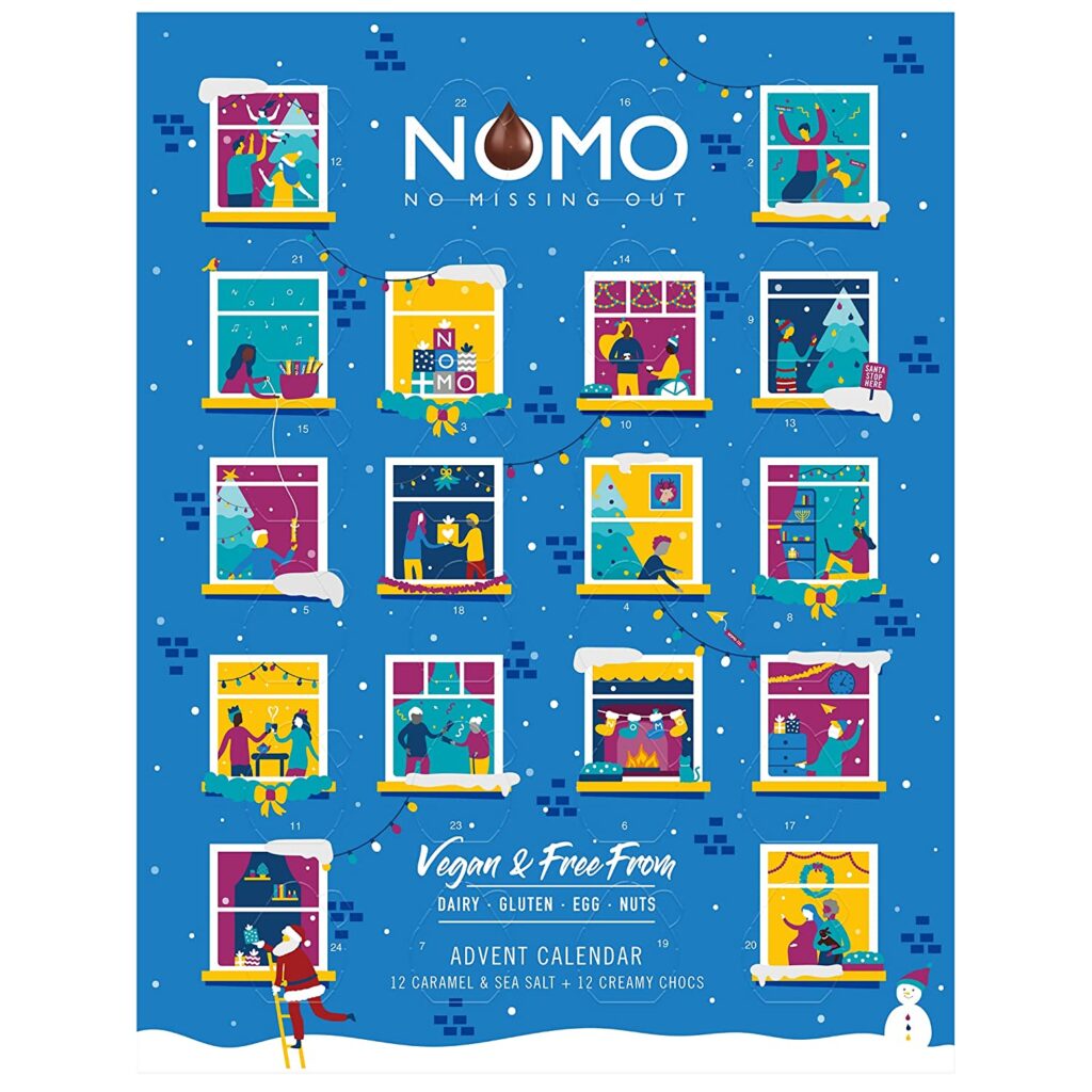 NOMO Advent Calendar - vegan, glutenfrei, eifrei, nussfrei