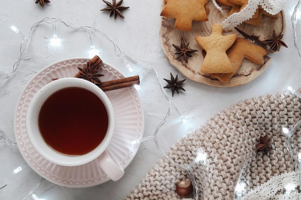 Weihnachten - Tee und Plätzchen