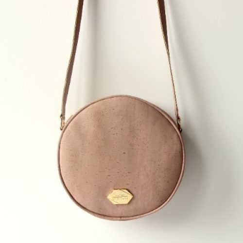 Mates of Nature Korktasche - Circle Bag in Rosa