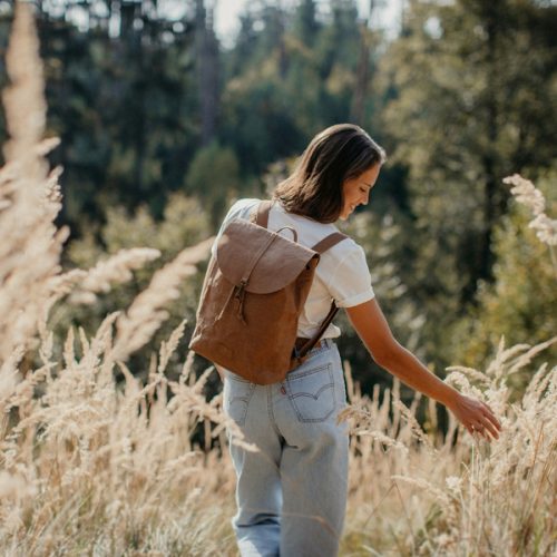 Veganer Rucksack aus Kraftpapier MATTIS